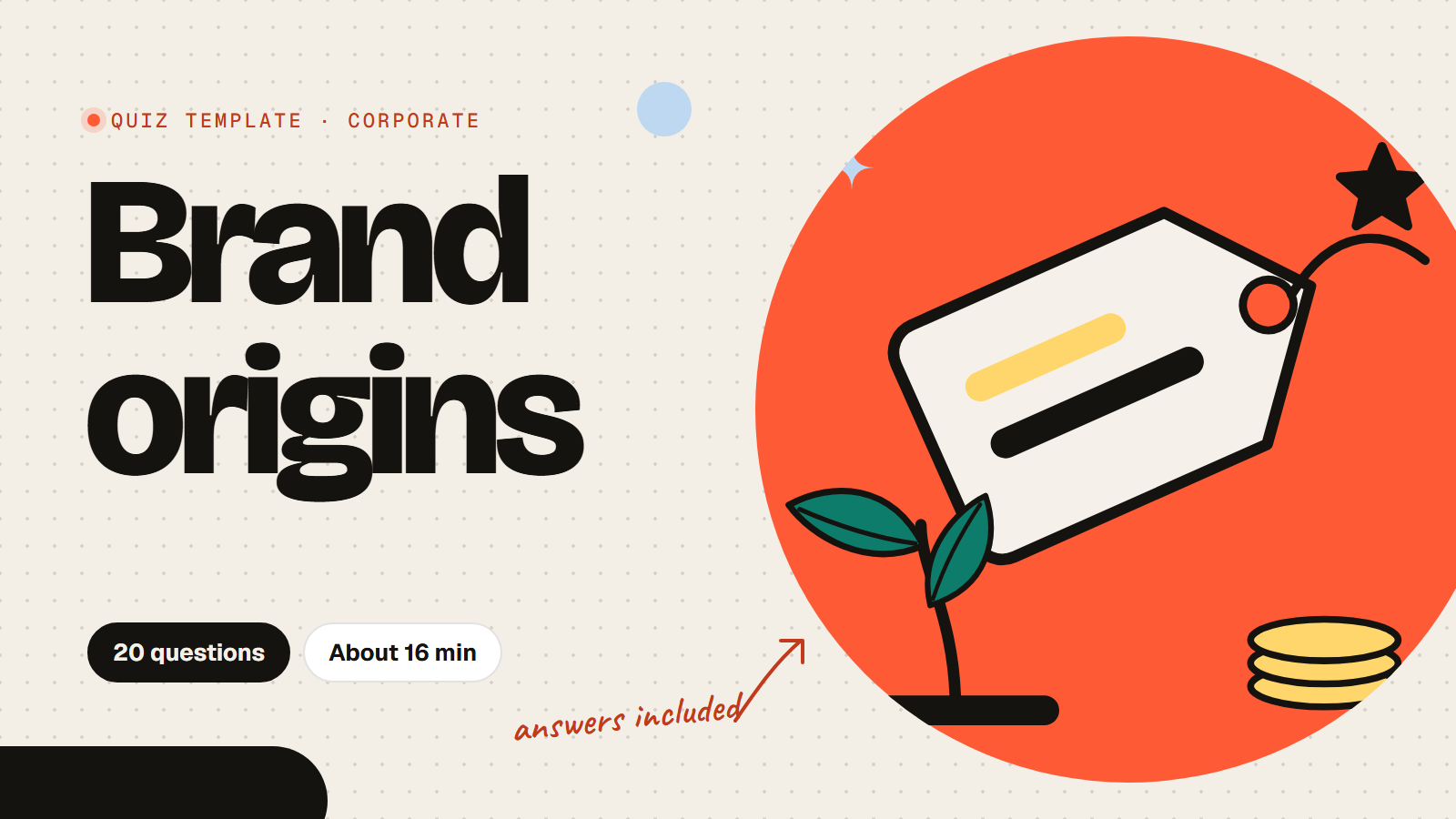 Brand origins quiz illustration