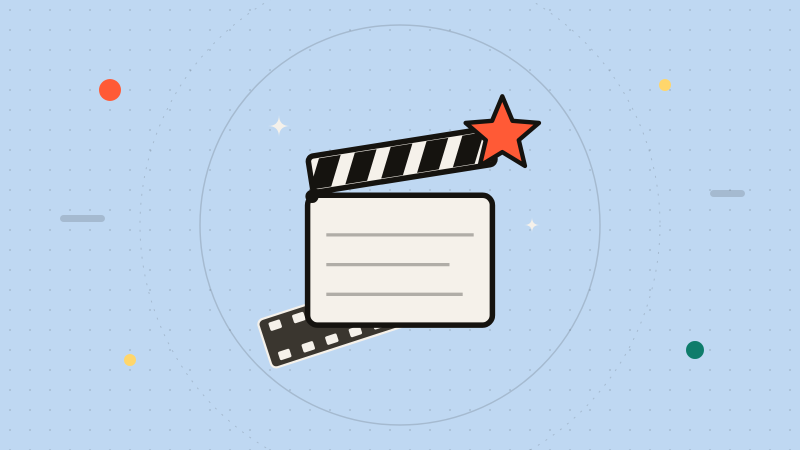 Recent movies trivia quiz illustration
