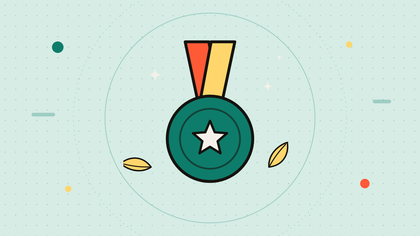 Sports trivia quiz illustration