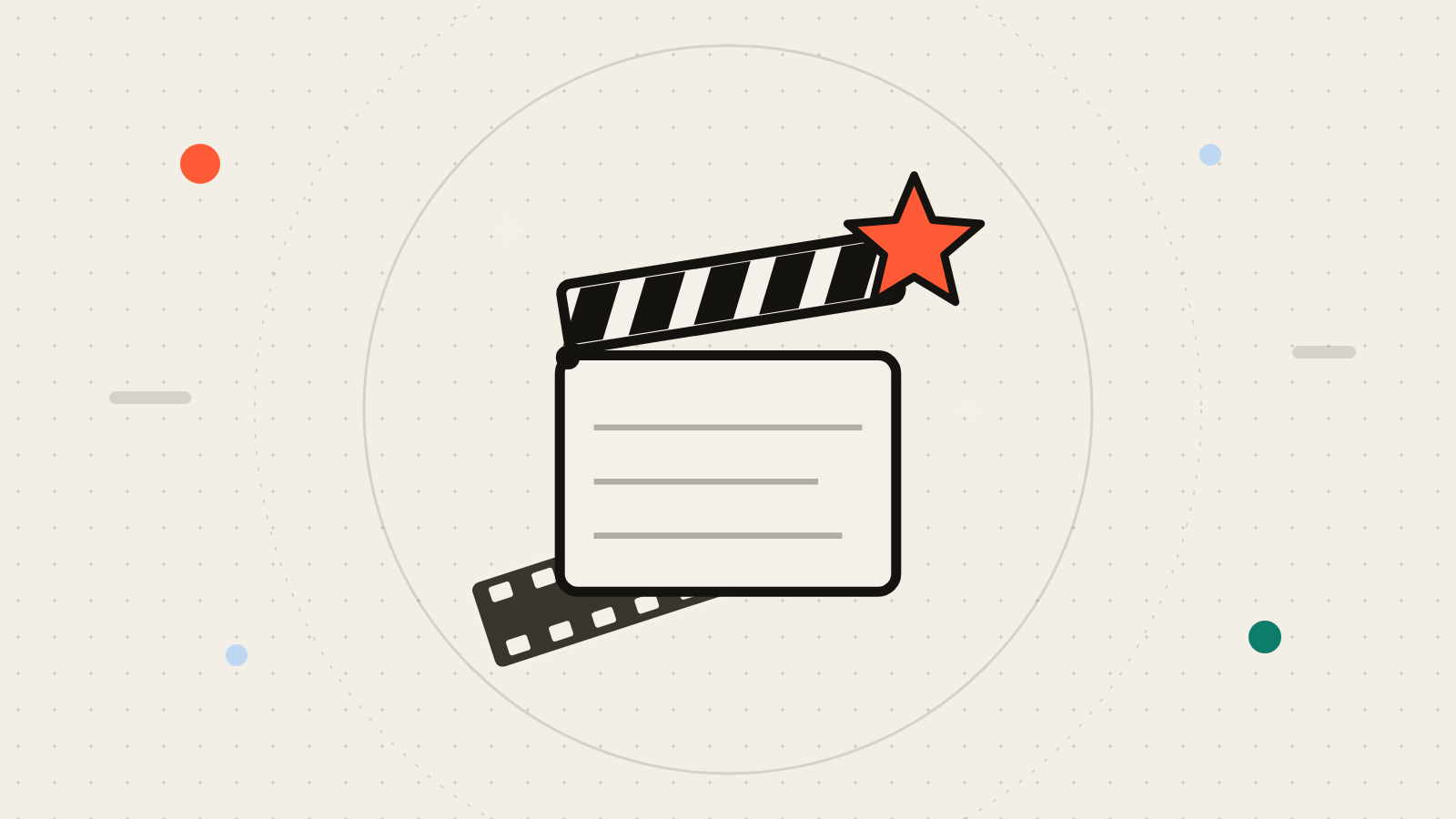 TV show trivia quiz illustration